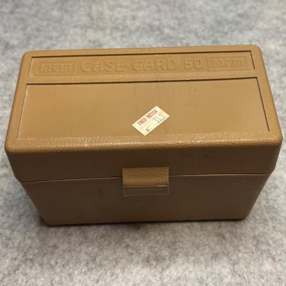 Vintage MTM Case-Gard 50-Round Ammo Storage Box